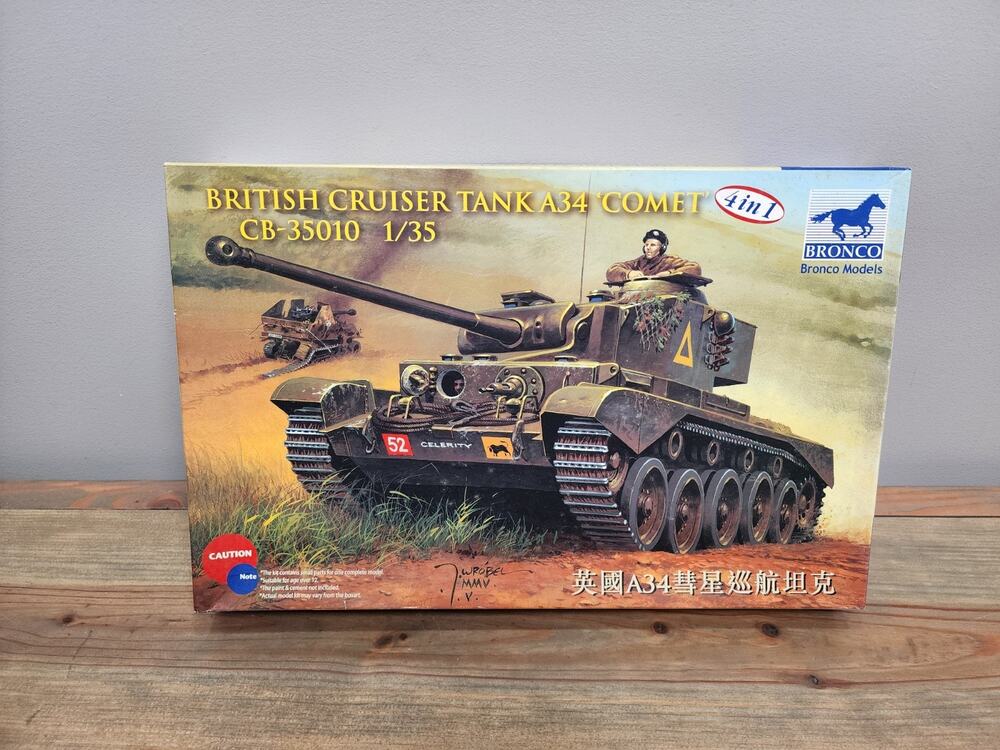 Bronco CB35010 1/35 Scale British Cruiser Tank A34 Comet